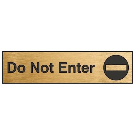 Accuform 12 in W x 3 in H, Engraved Plastic PSG604BA